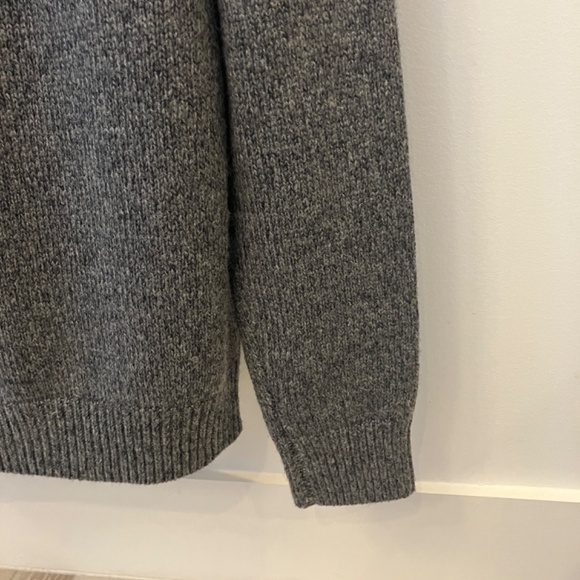 Frank & Oak Grey Sweater with Shawl Collar - Picture 10 of 11